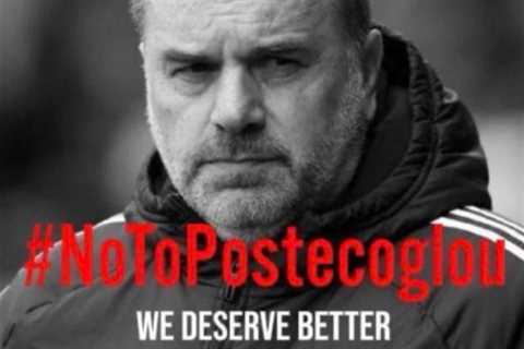 Tottenham fans launch #NoToPostecoglou Twitter campaign as Celtic boss eyed