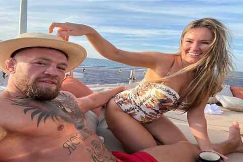 Conor McGregor and his mum relax on £3m ‘Ocean Dave’ superyacht… while his £2.7m Lamborghini boat..