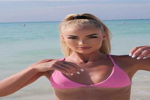 Aston Villa star Alisha Lehmann shows off incredible figure in bikini while on Bahamas holiday
