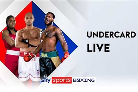 LIVE UNDERCARD! 👀  Frazer Clarke vs Mariusz Wach with Caroline Dubois & Viddal Riley!