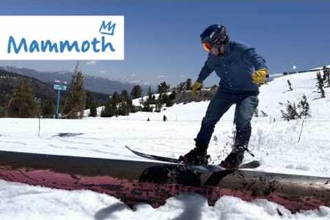 Summer Skiing at Mammoth + Park laps