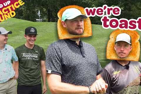 The guys play brand new holes for sandwiches in Kansas | DDO Practice Round B9 | Jomez