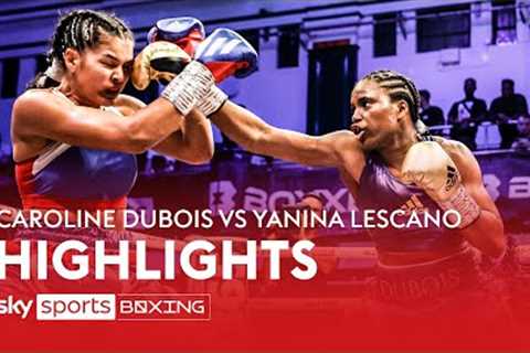 HIGHLIGHTS! Caroline Dubois DROPS Yanina Lescano on way to win