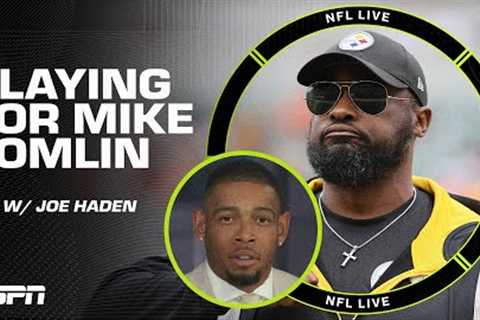 What is it like playing for Mike Tomlin? 🤔 Joe Haden gives a glimpse | NFL Live