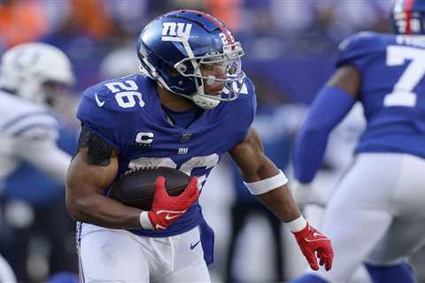 Giants-Eagles inactives: Saquon Barkley being held out of season finale