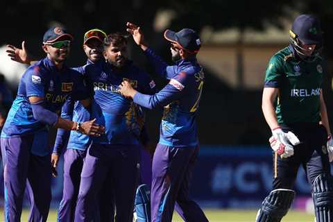 Ireland’s 2023 Cricket World Cup hopes ended by Sri Lanka as Scotland beat Oman to reach Super Six..