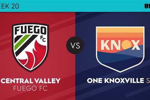 Central Valley Fuego FC v One Knoxville SC: July 29, 2023