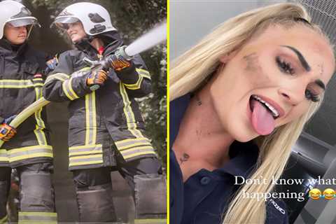 Alisha Lehmann and Switzerland team train as firefighters in World Cup bonding session