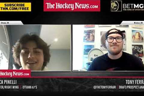 Game Tape with Tony: RW Luca Pinelli of the Ottawa 67s (2023 NHL Draft)