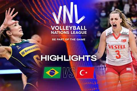 BRA vs.  TUR – Highlights Week 3 | Women’s VNL 2023