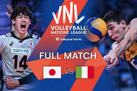 JPN vs   ITA  – Full Match | Men’s VNL 2022