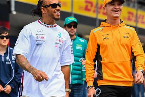 Lando Norris talks ‘growing’ friendship with ‘inspirational’ Lewis Hamilton ahead of driving his..