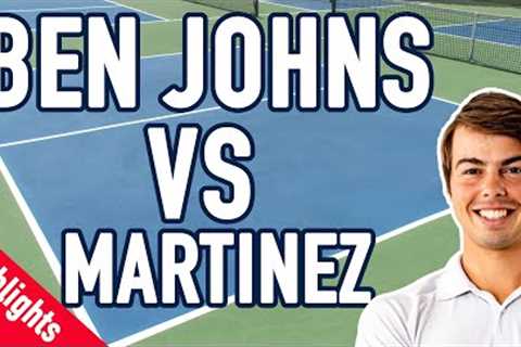 Texas Open Highlights - Ben Johns VS Jaume Martinez Vich plays Pickleball Match Finals