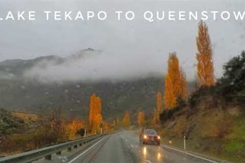 Driving from Lake Tekapo To Queenstown NZ 2023 4K | Pukaki - Lindis Pass - Cromwell - Kawarau Gorge