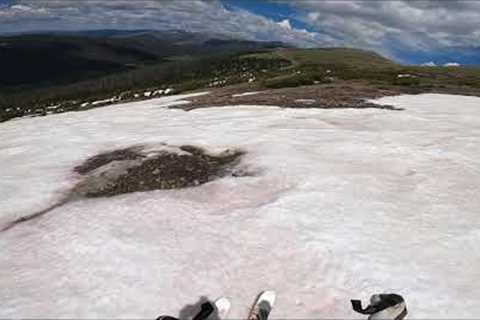 Skiing Rocky Mountain National Park Switchback July 2, 2023