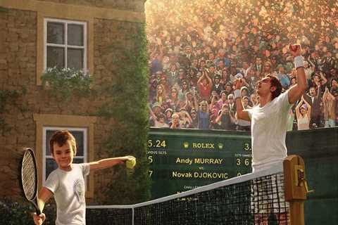 You’re a Wimbledon superfan if you can spot the mistake in Andy Murray painting celebrating his..