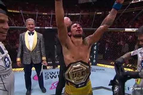 Alexandre Pantoja gives an incredibly emotional interview after becoming UFC Flyweight Champion