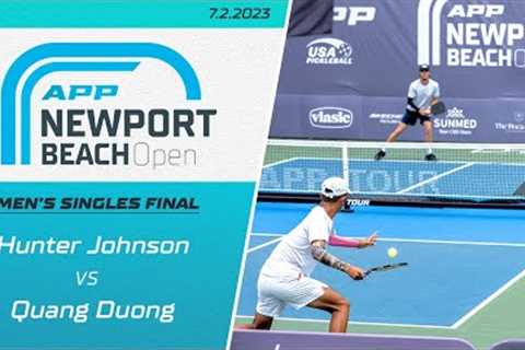 2023 Newport Beach Open I Men''s Singles Final I Hunter Johnson vs. Quang Duong