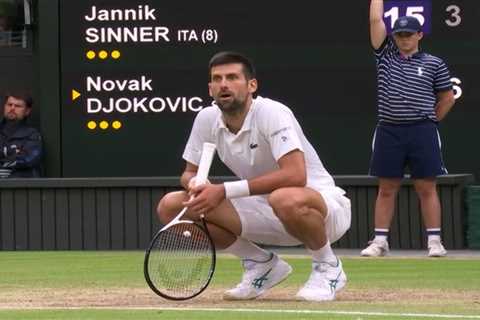 Novak Djokovic docked point for breaking Wimbledon protocol as John McEnroe slams ‘absurd’ call