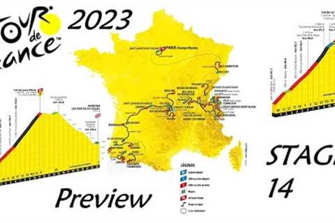 TOUR de FRANCE 2023 - Stage 14 Preview: Portes du Soleil and the mighty Col de JOUX PLANE!