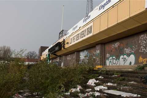 Abandoned former Premier League club’s stadium which took 17 years to build now housing estate..