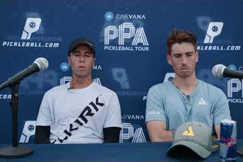 Men's Doubles Semi Finalists Pablo Tellez & Federico Staksrud