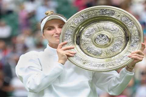 Wimbledon’s unlikely champion Marketa Vondrousova wins bet her coach might regret forever after £2..