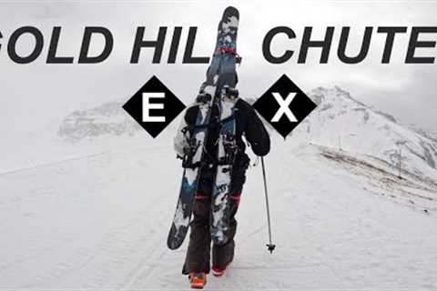 skiing the GOLD HILL CHUTES at TELLURIDE!