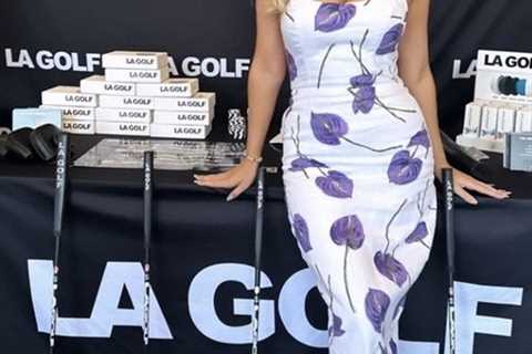 Paige Spiranac stuns in low-cut flowery dress as she relaxes at LA Golf event and fans tell her..