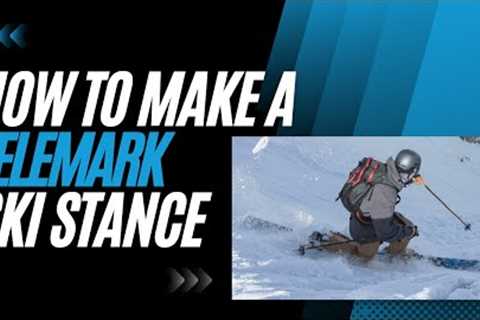 Telemark Ski Technique | How to Make a Telemark Ski Stance