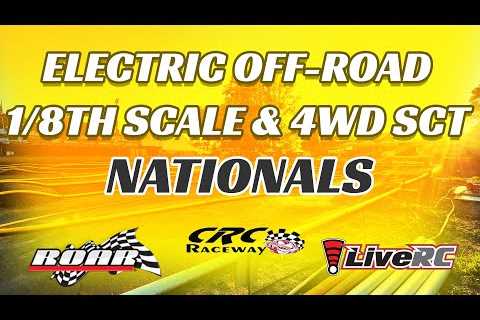 2023 ROAR 1/8 Electric Offroad Nationals Saturday Qualifying And A1 Mains