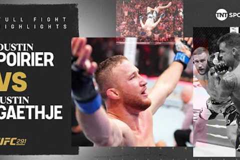 NASTY KICK TO SECURE BMF!  Dustin Poirier v Justin Gaethje  UFC Full Fight Highlights  #UFC291