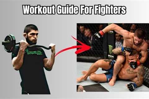 How to workout as an MMA fighters (workout plan for MMA fighters)