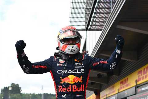 Verstappen Leads Red Bull 1-2 At Spa