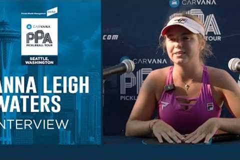 Anna Leigh Waters Women's Singles Semi Finalist - Seattle Open