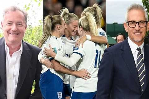 Piers Morgan celebrates England reaching Women’s World Cup semi-final