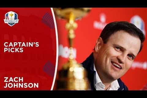 LIVE | US Team Captain''s Picks | Ryder Cup 2023