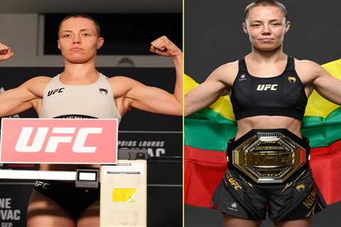 Rose Namajunas shows off body transformation at UFC Paris weigh-in ahead of flyweight debut