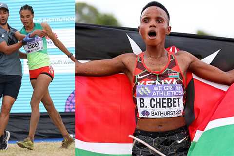 Chebet pounces as Gidey falters in dramatic World Cross finish
