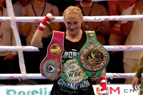 Dina Thorslund beats Yuliahn Luna to unify WBO and WBC titles