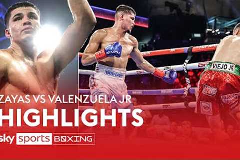 Xander Zayas DEMOLISHES Roberto Valenzuela Jr within five rounds!  Highlights