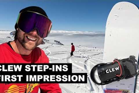 Clew Step-In Snowboard Bindings - First Impressions