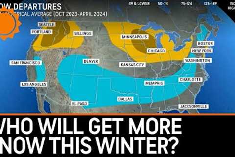 Winter Forecast ''23-''24: Who Will Get More Snow This Winter? | AccuWeather