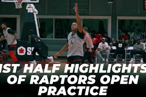Scottie Barnes takes over the 2nd quarter at Raptors Open Practice