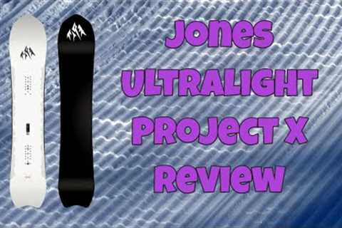 The 2024 Jones Ultralight Project X Snowboard Review