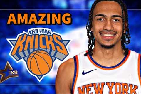 Jacob Toppin AMAZES In Debut – Will He Make The Final Roster? | Knicks News