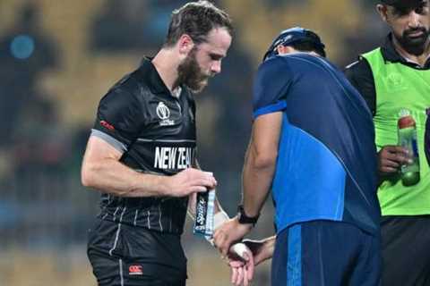 Kane Williamson: New Zealand captain suffers thumb fracture but could still play part in World Cup