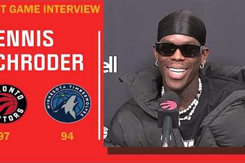 Dennis Schroder Postgame Interview - Raptors vs Timberwolves | 2023-24 NBA Season