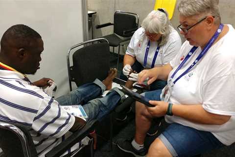 St. Maarten Special Olympics Swimmers Learn the Importance of Fit Feet