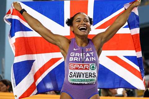 Jazmin Sawyers soars to long jump gold with British record in Istanbul